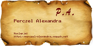 Perczel Alexandra névjegykártya